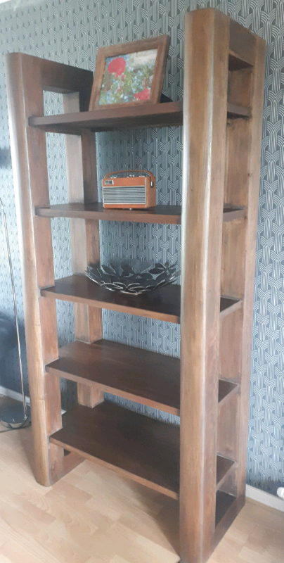 Solid wood shelf unit/bookcase in Houston, Renfrewshire ...