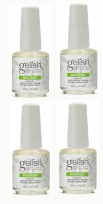 Harmony Gelish NOURISH Cuticle Oil .5oz/15ml. Pack of Four. Full Size.