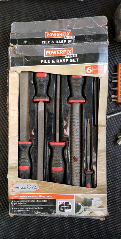 Powerfix Rasp And File Set Of 6 In Clydebank West Dunbartonshire 