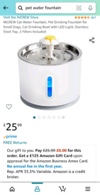 Pet Water Fountain + 15 Filters