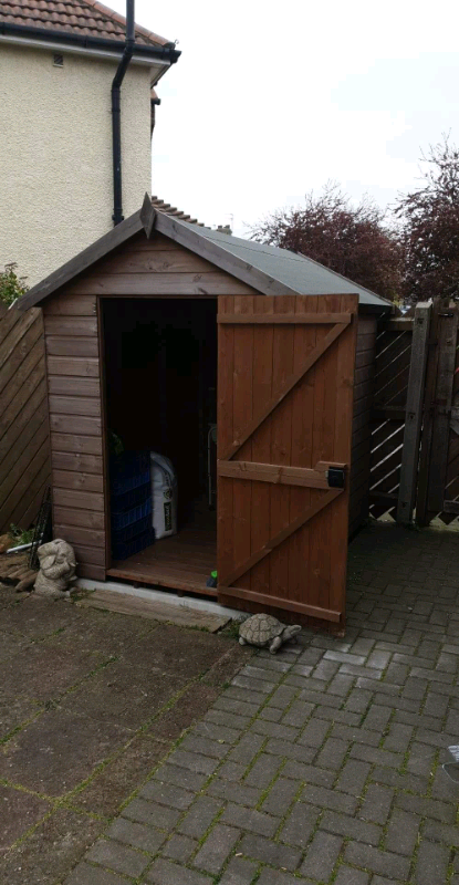 garden shed 7 ×5 11 months old in hull, east yorkshire