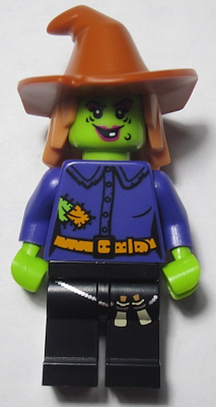 Wacky Witch - Dark Orange Floppy Hat (hol173)