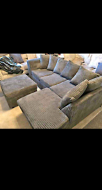 Brand New Dylan jumbocord corner sofa available for sale
