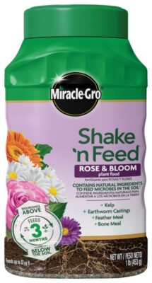 Miracle-Gro 3006806 Shake 'n Feed Plant Food, 1 lb, Solid, 10-18-9 N-P-K Ratio