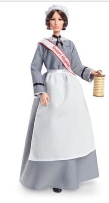 Florence Nightingale Barbie Doll Inspiring Women Series GHT87 CREASING!