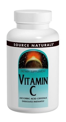 Source Naturals, Inc. Кристаллы аскорбиновой кислоты витамина С, 16 унций порошка