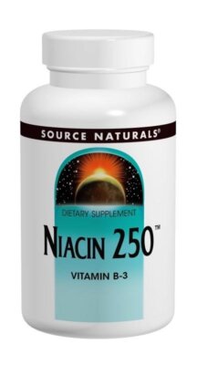 Source Naturals, Inc. Ниацин, 250 мг, 100 таблеток