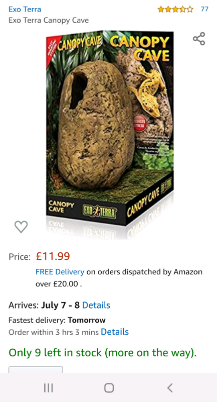 Brand New Exo Terra Canopy Hide In Pentre Rhondda Cynon Taf Gumtree