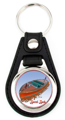 Chris-Craft Barrel Back  Chris Craft Keychain Key Fob