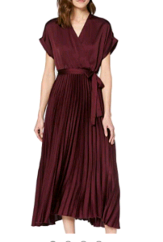 plum silk robe
