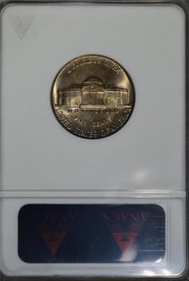 1947 Doubled Die MS65 FS Jefferson Nickel BOLD Error GEM 5c with Full Steps