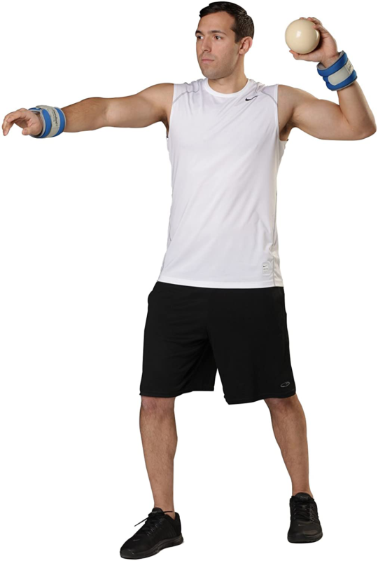 TheraBand Soft Weight, 4.5" Diameter Hand Held Ball Shaped Isotonic Weight for S