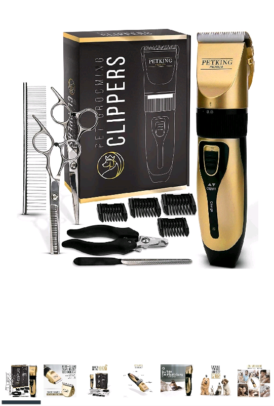 Dog Grooming Clippers For Pets Cat Hair Trimmer Kit Best