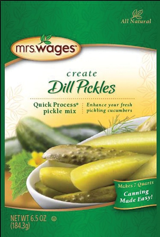 Mrs. Wages W621-J7425 Dill Pickle Mix, 6.5 oz Pouch (3-pack)