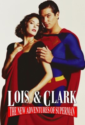 Lois and Clark Superman TV Show Studio Photo Framing Print 8 x 10