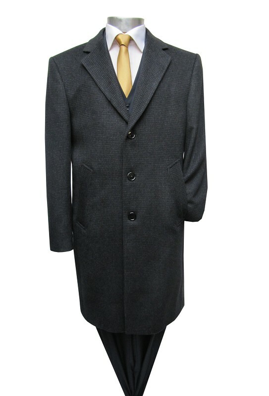 MUGA KNIELANGE HERRENMANTEL FARBE GRÖSSE WÄHLBAR