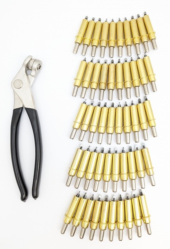 Cleco Plier und 50 Skin Pins 4mm