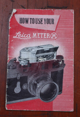 専用④ METRAWATT LEICA-METER M INSTRUCTION BOOK, WORN/208336 | eBay