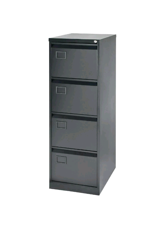 Bisley Metal Filing Cabinet 4 Drawer Foolscap Pro Rs Aoc 4 File