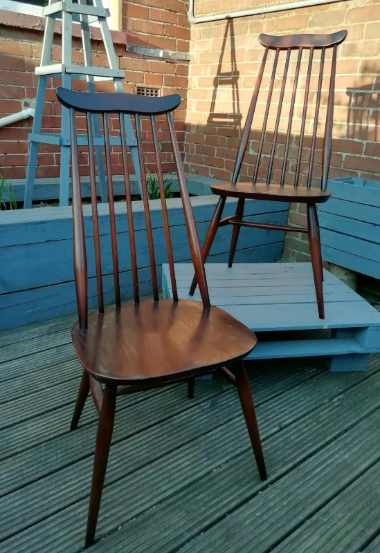2 x Vintage Ercol Goldsmith Chairs Model Number 369 in Exmouth, Devon Gumtree