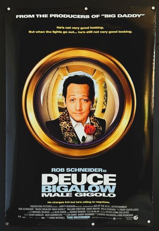Deuce Bigalow Male Gigolo Movie Poster Rob Schneider Ds  *Hollywood Posters*