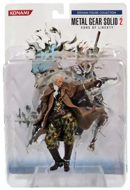 METAL GEAR SOLID 2 SONS OF LIBERTY REVOLVER OCELOT FIGURE