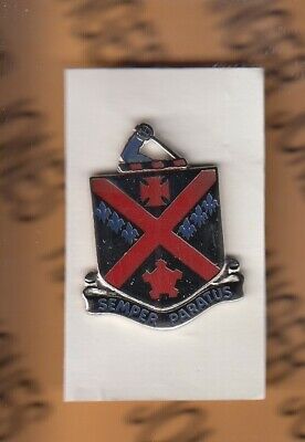 US ARMY 101st INFANTRY REGIMENT crest DUI badge P-23 c/b