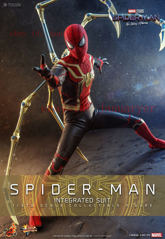 Perfect Hot Toys 1/6 Mms623 Spider-Man Integrated Suit