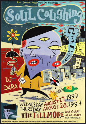 Soul Coughing DJ Dara Fillmore SF 1997 Poster Mats!? F283 MATS