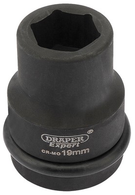 Draper Expert 19mm 3/4'' Square Drive Hi-Torq 6 Point Impact Socket 419-MM 28660