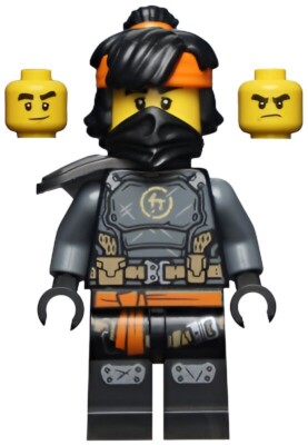 Lego Cole (Mask and Hair with Bandana) 71747 The Island NINJAGO Minifigure