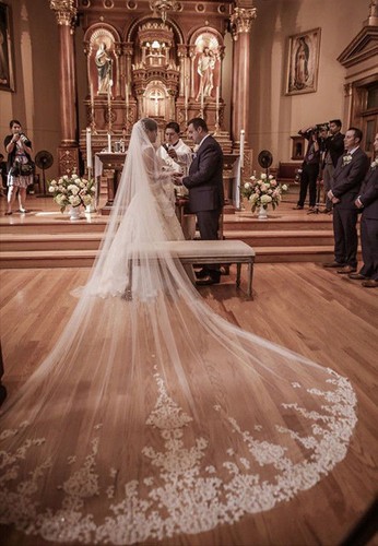 Wedding Belles New York Mable Cathedral Veil WEDDING BELLES NEW YORK | Accessories | Wedding Belles New  main image 4