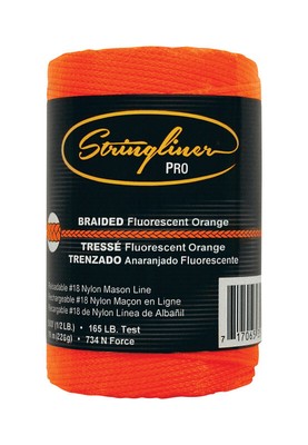 Stringliner 35459 Nylon 165 lb. Capacity Braided Mason Line Refill 500 L ft.