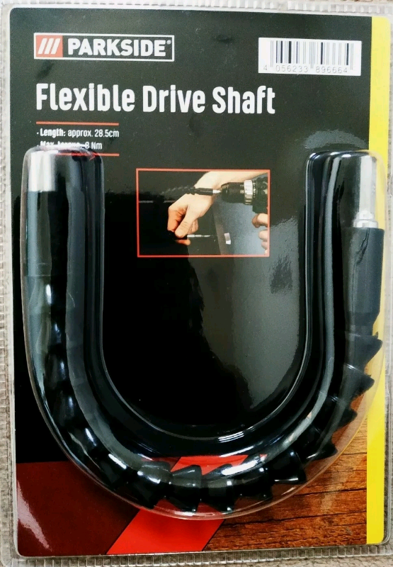 Parkside Flexible Drive Shaft Length 28.5cm Max Torque 8Nm German NEW