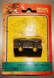 image for Ford Window Glass Guide Clips (2 of). New-old-stock. Pearl Products.