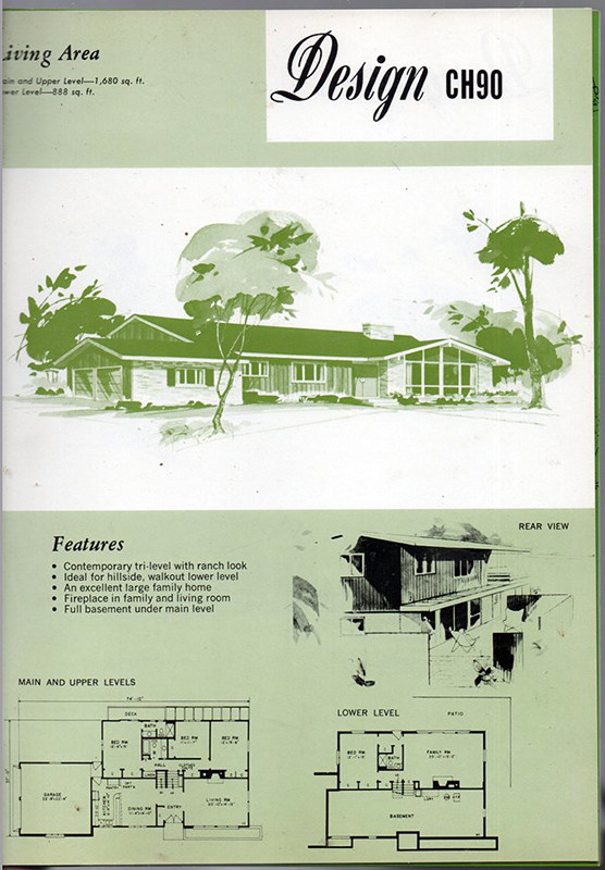 Home Plan Catalog Mid Century Modern 1967 Homes Beautiful Architecture Design
