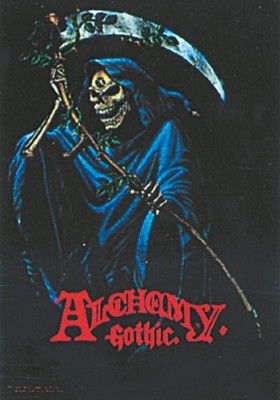 Alchemy Gothic Grim Sage large textile poster 1100mm x 700mm  (hr) 