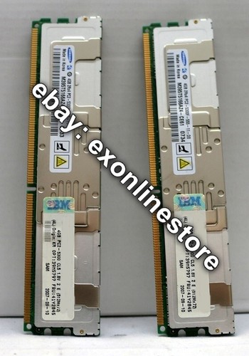39M5797 - 8GB (2x4GB) Quad Rank PC2-5300 CL5 ECC FBD 667MHz Memory (2 x 41Y2845)