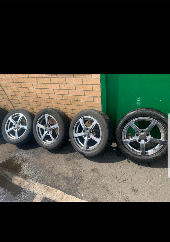 FOX 16inch alloy wheels with tyres in Middlesbrough, North Yorkshire
