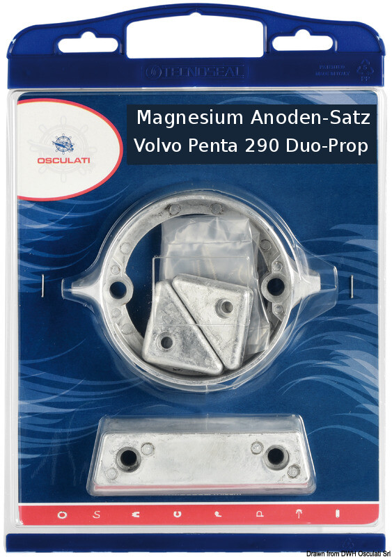 Anodensatz Anode Magnesium Volvo Penta Aq290-Dp Duoprop Osculati