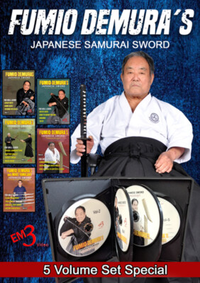 5 DVD Box Fumio Demura's Japanese Samurai Sword Iaido