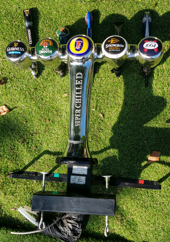 outdoor beer pump