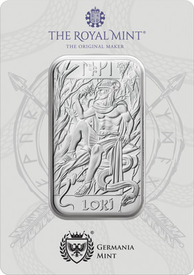 Silberbarren The Royal Mint LOKI 1 Oz Silber 999.9 im Blister
