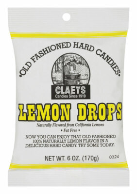 Claeys  Old Fashioned  Lemon  Hard Candies  6 oz.