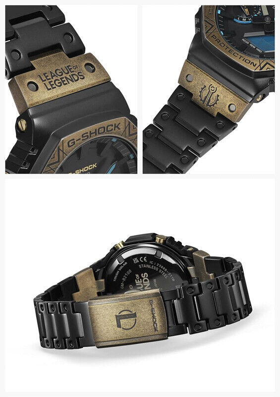 Pre-owned Casio G-shock Gm-b2100ll-1ajr League Of Legends Series Solar Bluetooth Men Watch