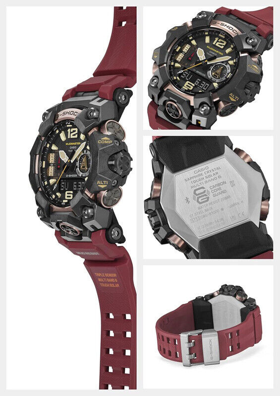 Pre-owned Casio G-shock Mudmaster Gwg-b1000-1a4jf Tough Solar Atomic Radio Men Watch Japan