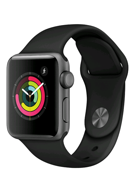 Apple Watch series 3, 38mm - GPS, black or white sports band. | in County Antrim | Gumtree