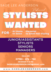 STYLISTS WANTED 