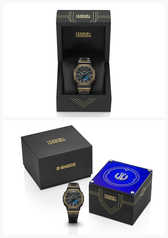 Pre-owned Casio G-shock Gm-b2100ll-1ajr League Of Legends Series Solar Bluetooth Men Watch