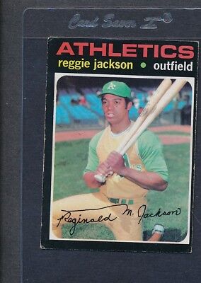 1971 Topps #020 Reggie Jackson Athletics VG *395